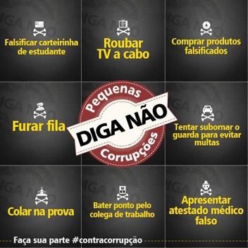 Não a corrupção